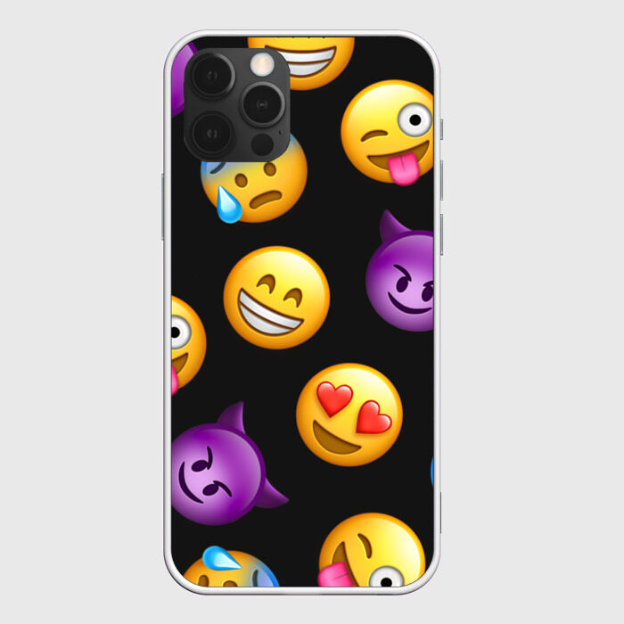 Чехол для iPhone 12 Pro Emoji фото