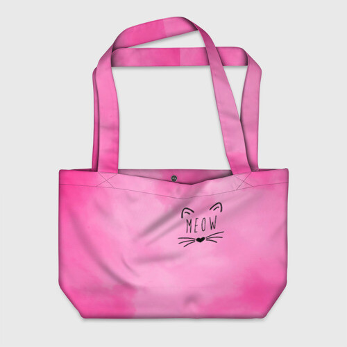 Пляжная сумка 3D MEOW фото