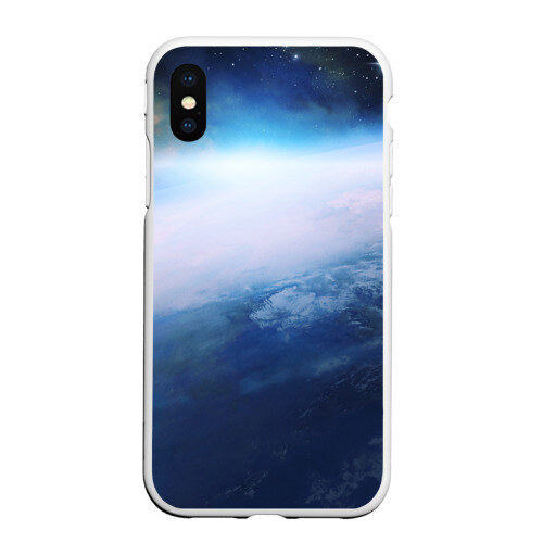 Чехол для iPhone XS Max матовый Планета Земля (S) фото