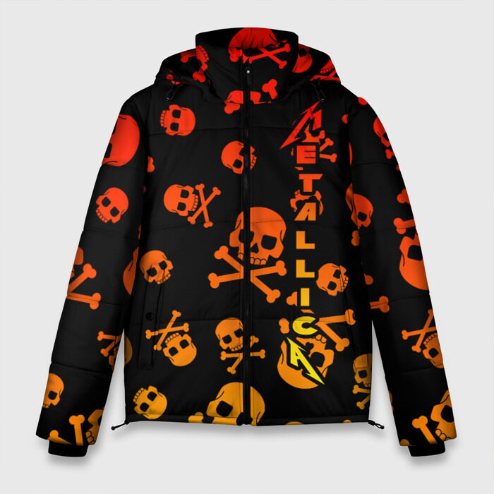 Мужская зимняя куртка 3D Metallica фото
