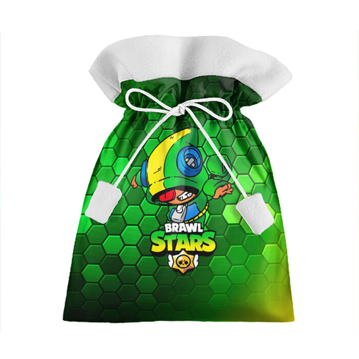 Подарочный 3D мешок BRAWL STARS LEON / ЛЕОН фото