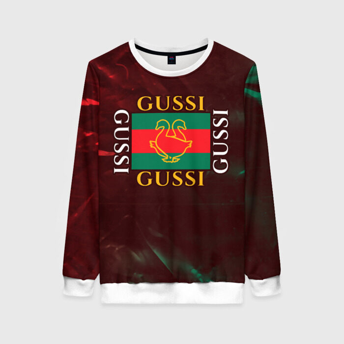 Женский свитшот 3D GUSSI / ГУСИ фото
