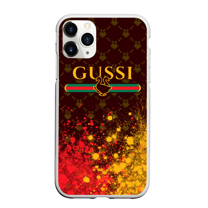 Чехол для iPhone 11 Pro матовый GUSSI / ГУСИ фото