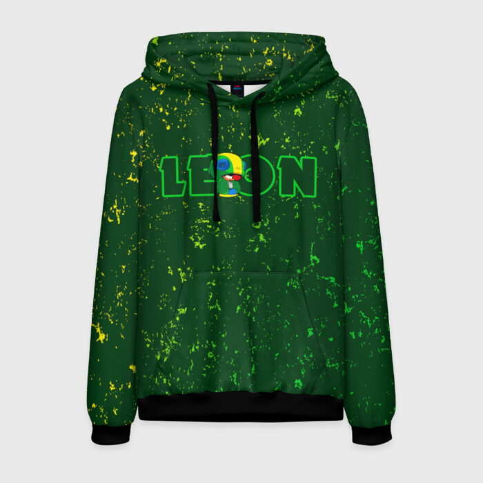 Мужская толстовка 3D BRAWL STARS LEON ЛЕОН фото
