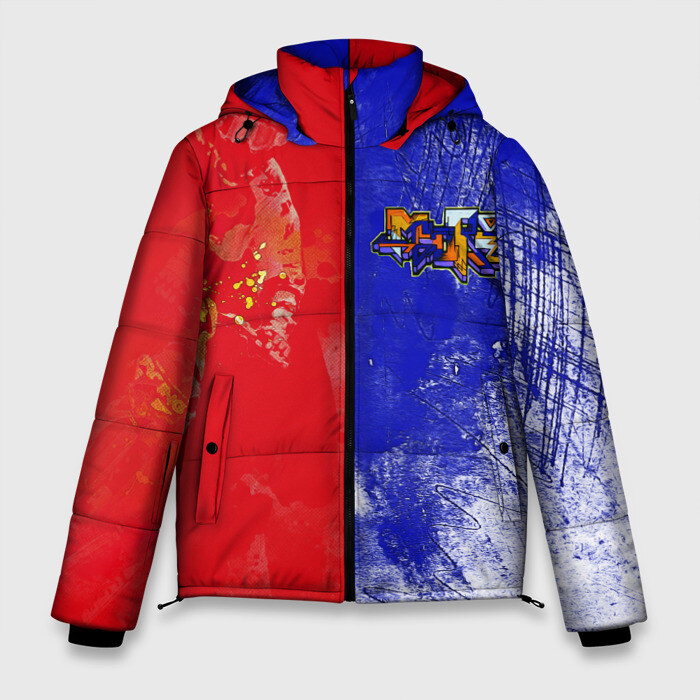 Мужская зимняя куртка 3D На самый вверх фото