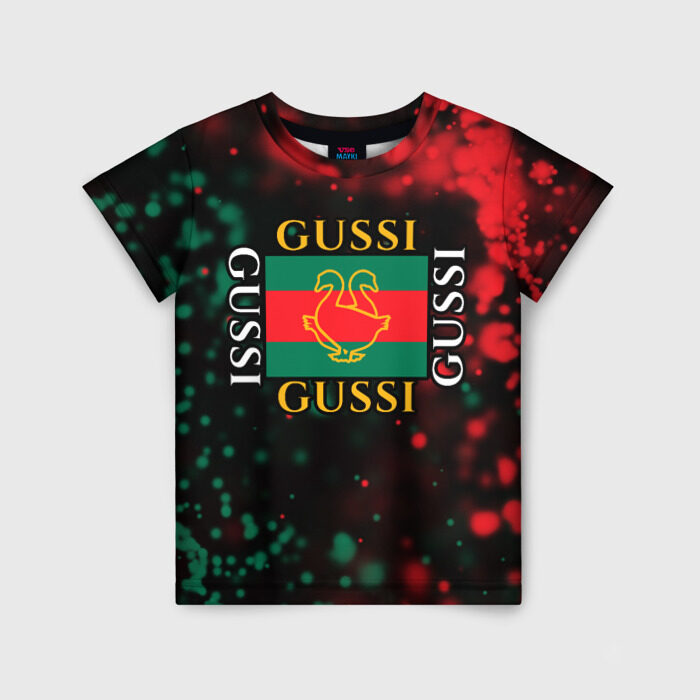 Детская футболка 3D GUSSI / ГУСИ фото