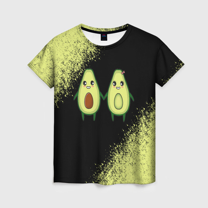 Женская футболка 3D Авокадо фото