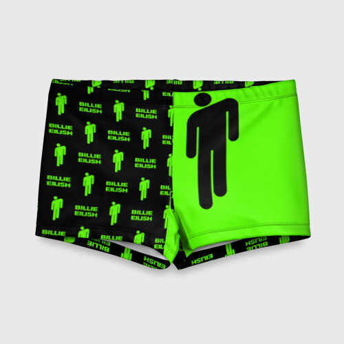 Детские купальные плавки 3D Billie Eilish фото