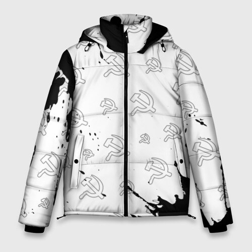 Мужская зимняя куртка 3D USSR СССР фото