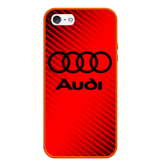 Чехол для iPhone 5/5S матовый AUDI АУДИ фото