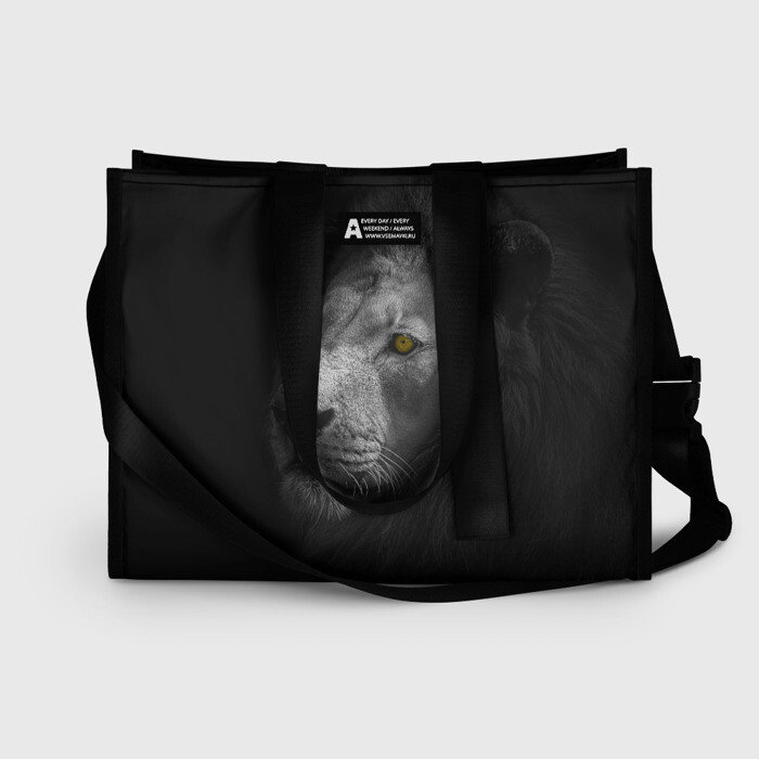 Сумка-шоппер 3D Лев фото