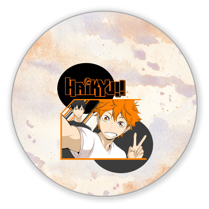 Коврик для мышки круглый haikyuu фото