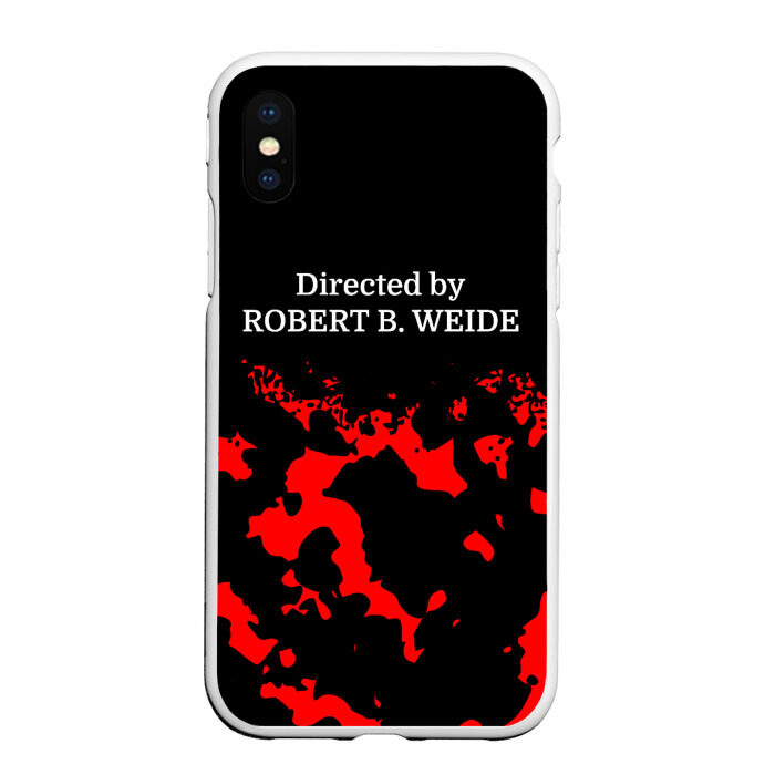 Чехол для iPhone XS Max матовый Directed by ROBERT B. WEIDE фото