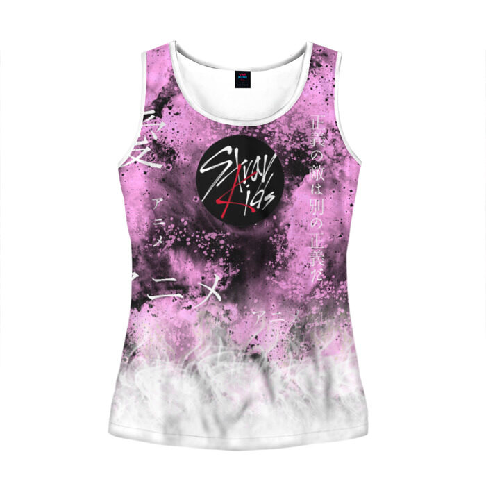 Женская майка 3D Stray kids фото