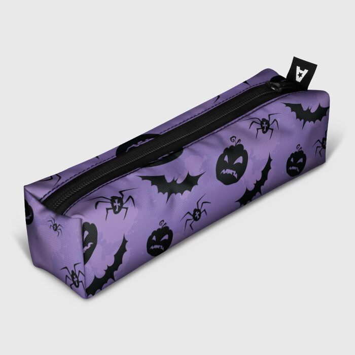 Пенал 3D Фиолетовый хэллоуин фото