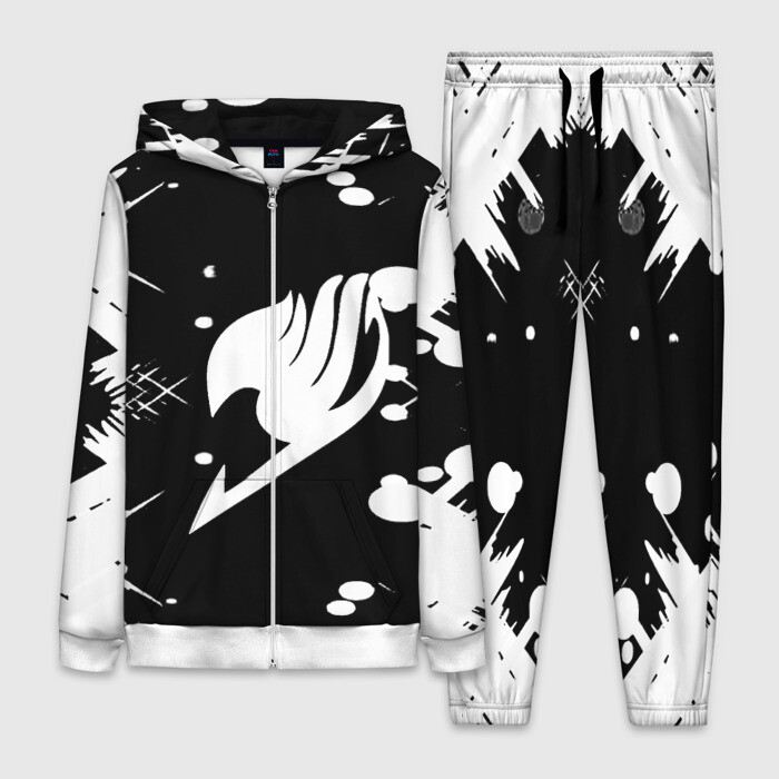 Женский костюм 3D Хвост Феи геометрия в чб фото