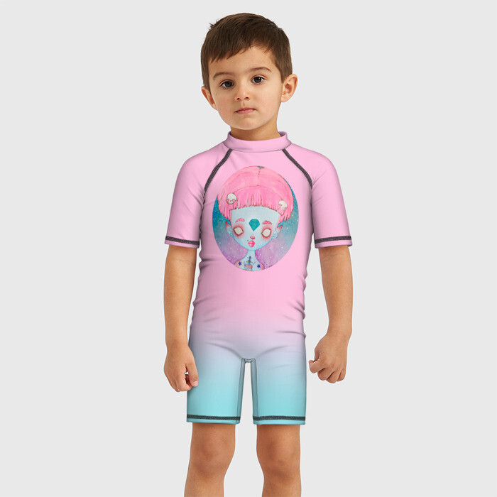 Детский купальный костюм 3D Фея фото