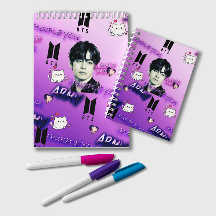 Блокнот I purple you фото