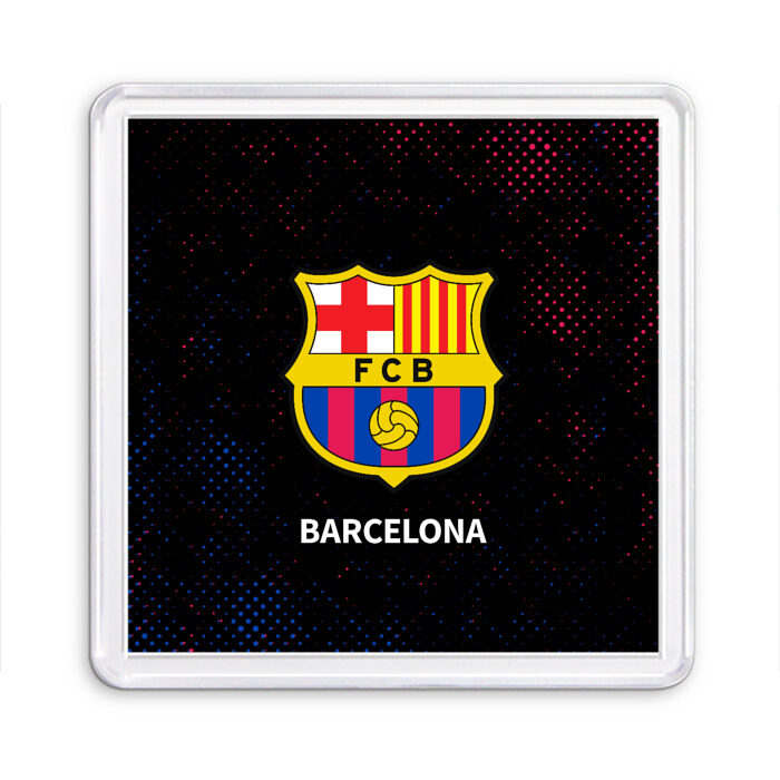 Магнит 55*55 BARCELONA / БАРСЕЛОНА фото