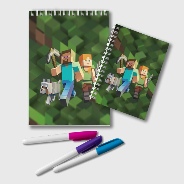 Блокнот minecraft фото