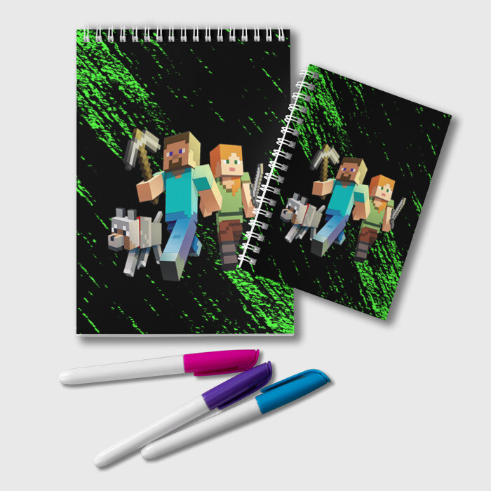 Блокнот minecraft фото