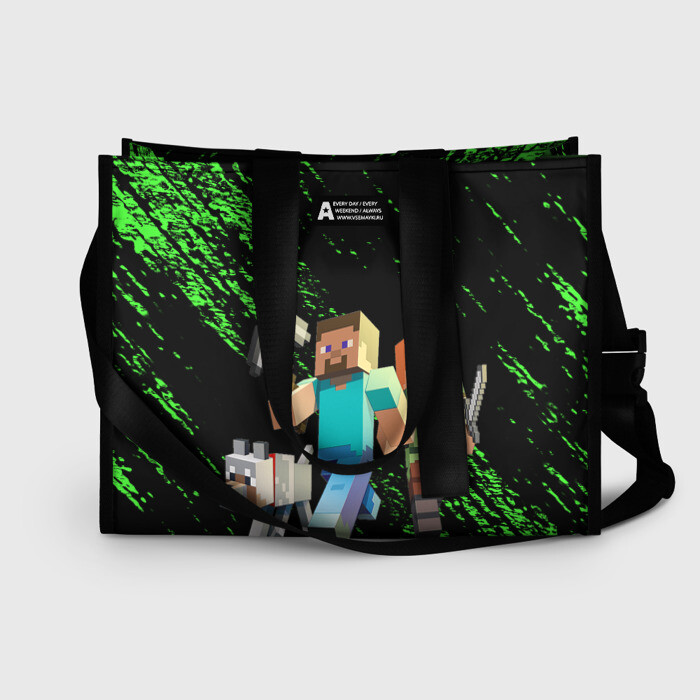 Сумка-шоппер 3D minecraft фото