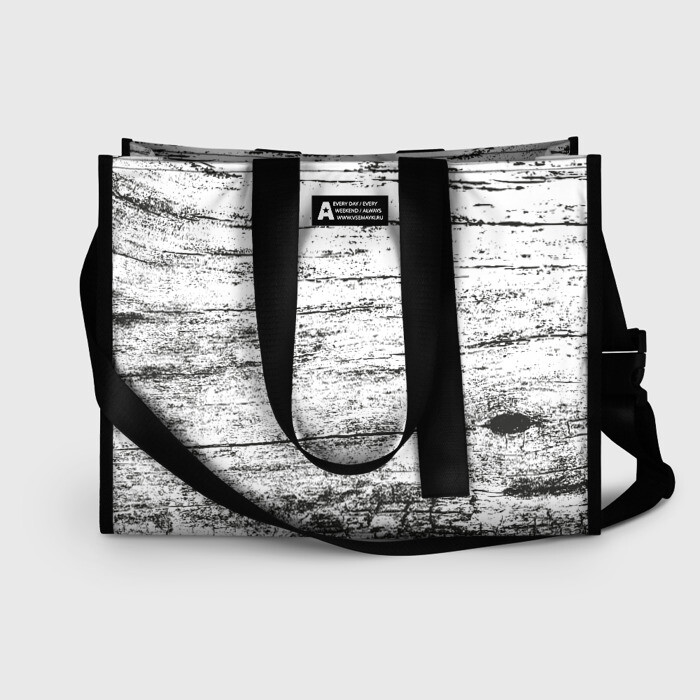 Сумка-шоппер 3D Деревянный фото