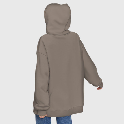 Худи SuperOversize хлопок Поднятие уровня в одиночку фото