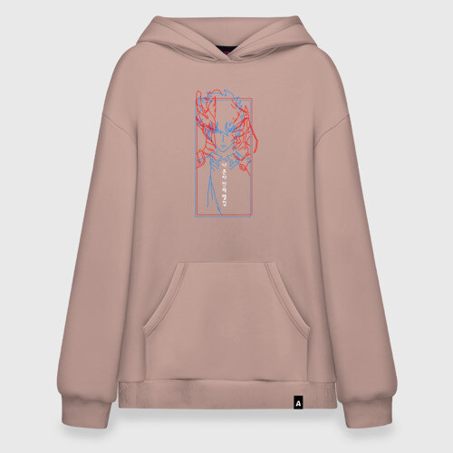 Худи SuperOversize хлопок Поднятие уровня в одиночку фото