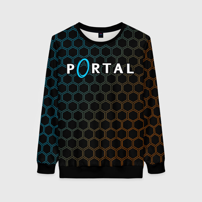 Женский свитшот 3D PORTAL / ПОРТАЛ фото