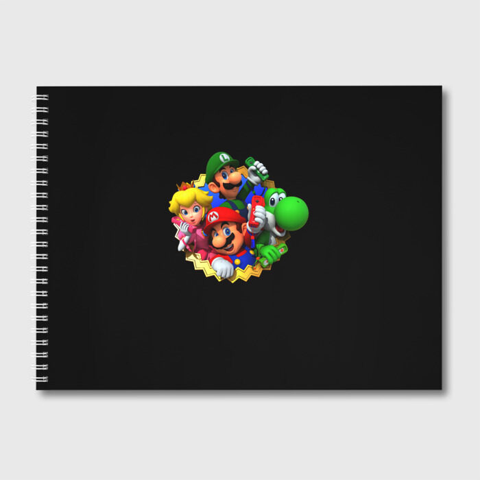 Альбом для рисования Марио фото