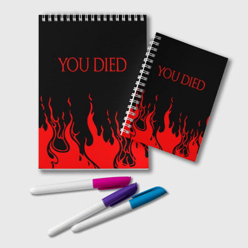Блокнот YOU DIED фото