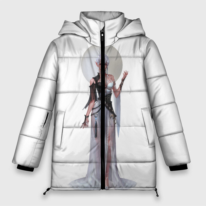 Женская зимняя куртка 3D Девушка аниме фото