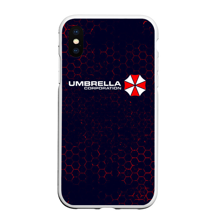 Чехол для iPhone XS Max матовый UMBRELLA CORP АМБРЕЛЛА фото