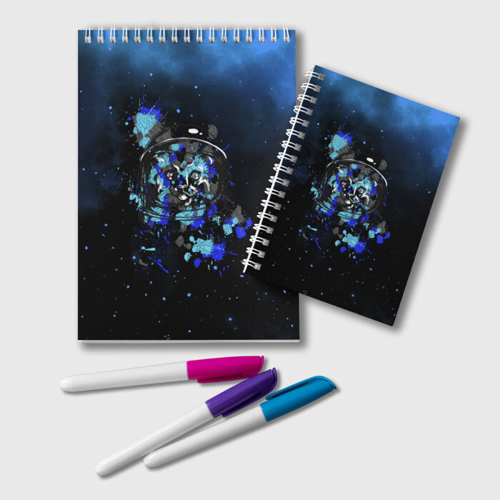Блокнот Космический кот фото