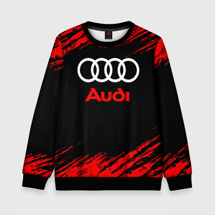Детский свитшот 3D AUDI / АУДИ фото