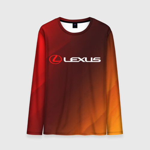 Мужской лонгслив 3D LEXUS / ЛЕКСУС фото
