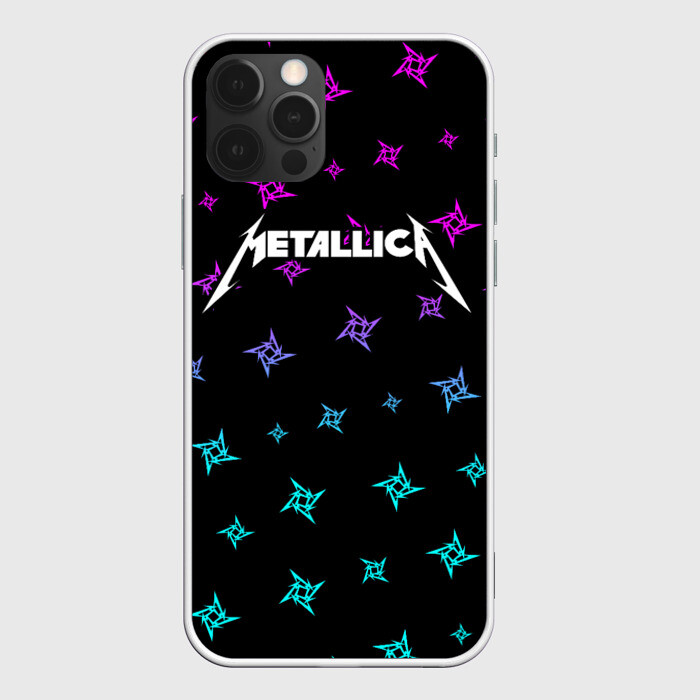 Чехол для iPhone 12 Pro METALLICA / МЕТАЛЛИКА фото