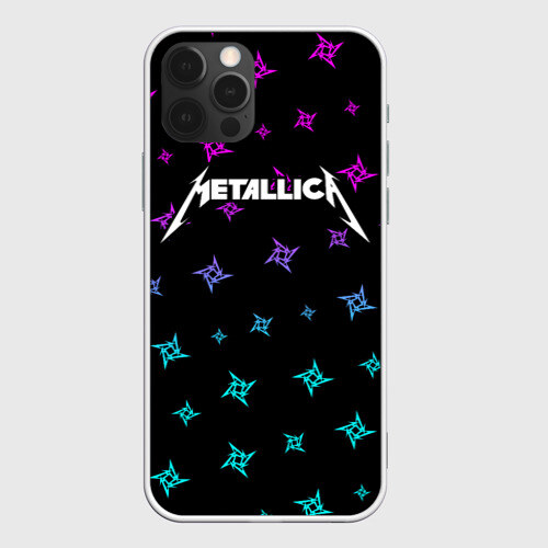 Чехол для iPhone 12 Pro Max METALLICA МЕТАЛЛИКА фото