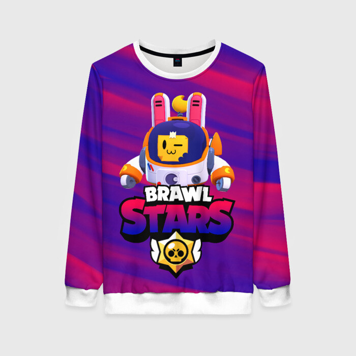 Женский свитшот 3D ЛУННЫЙ СПРУТ BRAWL STARS фото