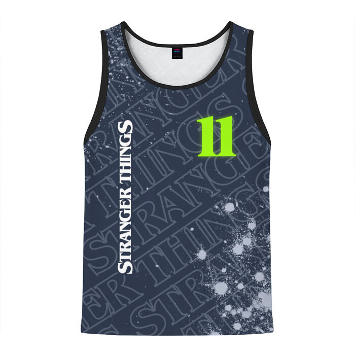 Мужская майка 3D ОЧЕНЬ СТРАННЫЕ ДЕЛА STRANGER фото