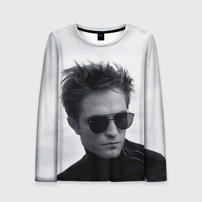 Женский лонгслив 3D ROBERT PATTINSON фото