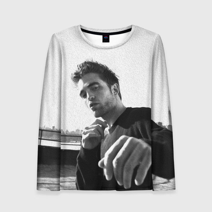 Женский лонгслив 3D ROBERT PATTINSON фото