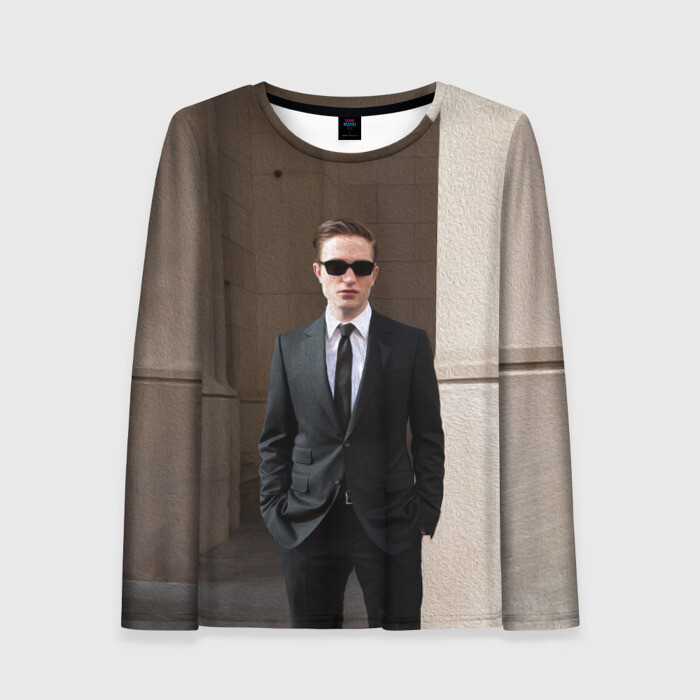 Женский лонгслив 3D ROBERT PATTINSON фото