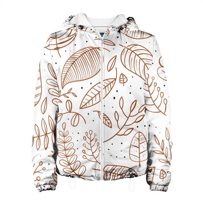 Женская куртка 3D золотая осень фото