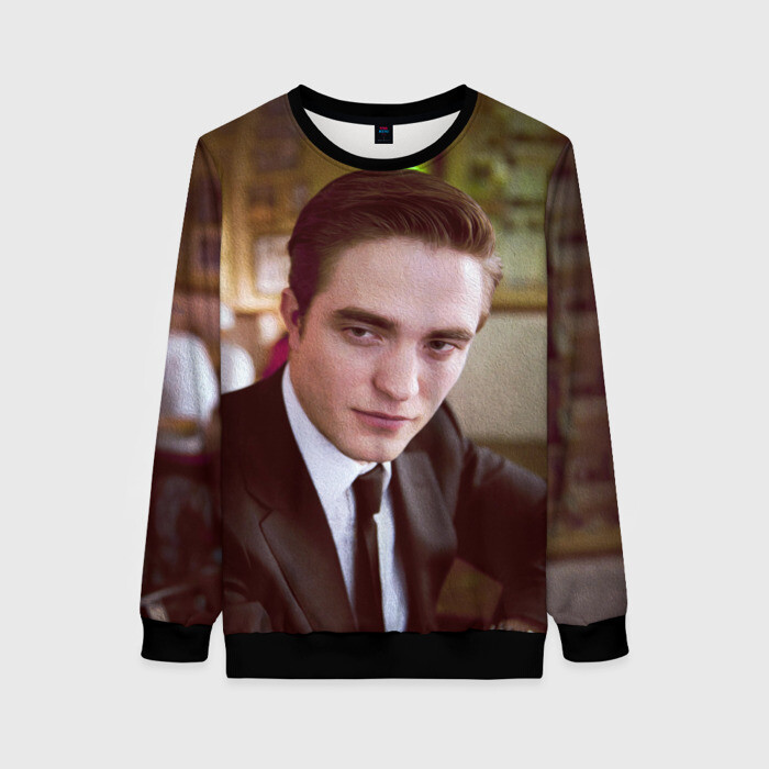 Женский свитшот 3D Роберт Паттинсон фото