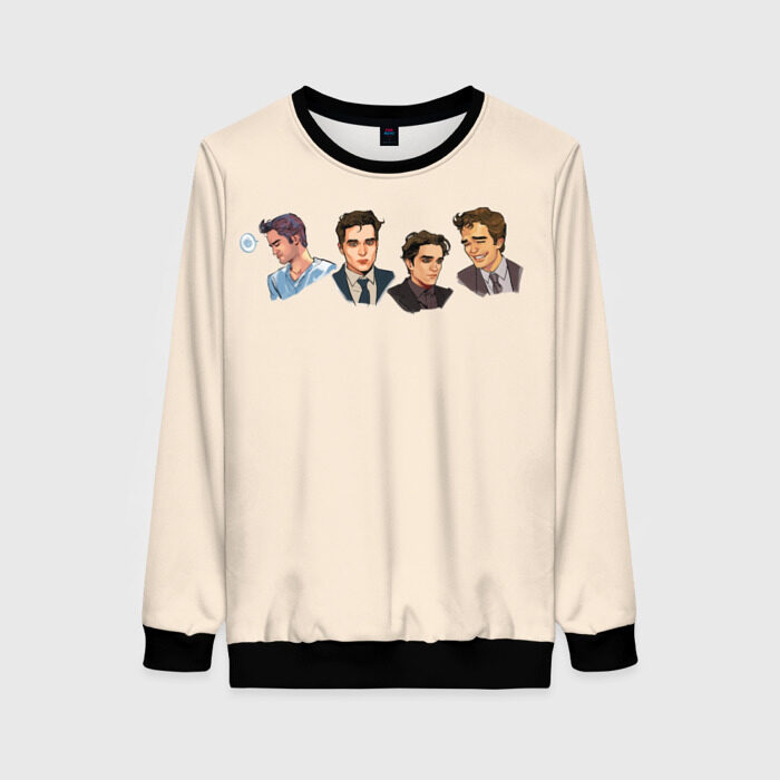 Женский свитшот 3D Роберт Паттинсон фото