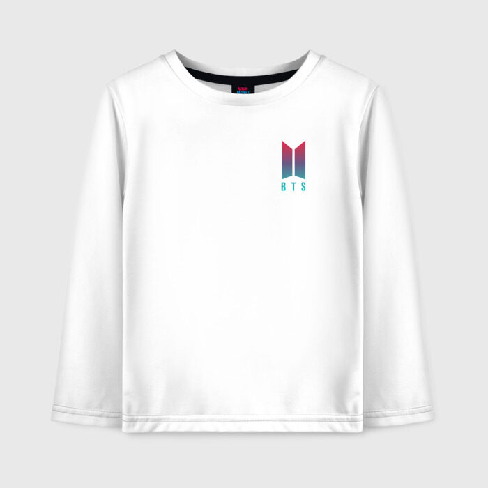 Детский лонгслив хлопок BTS фото
