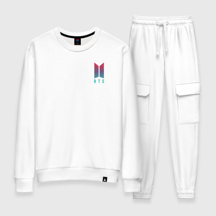 Женский костюм хлопок BTS фото