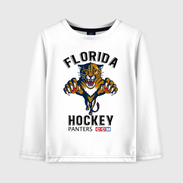 Детский лонгслив хлопок FLORIDA PANTERS NHL фото